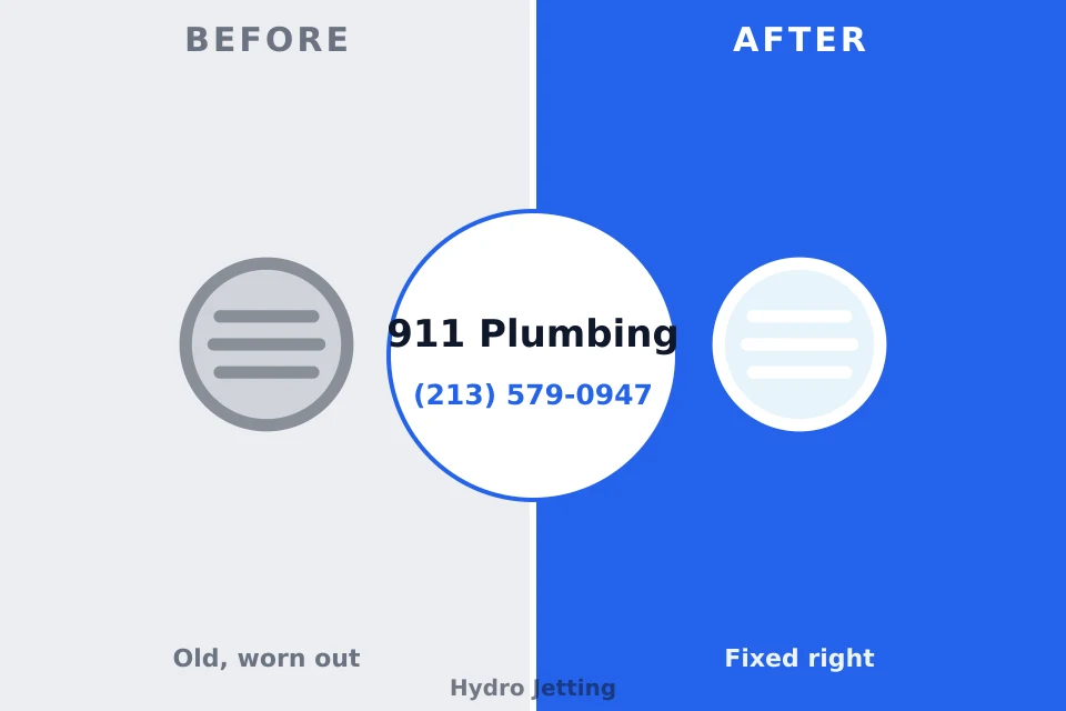 Before and after: plumbing repair Fleetwood, PA